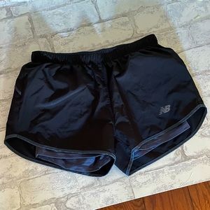 New Balance Black Running Shorts with Gray Lining Underneath Size XS EUC